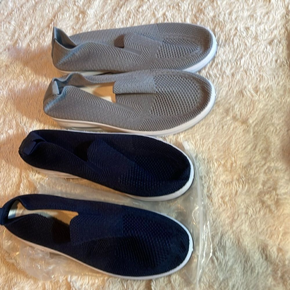 NEW ladies slip on walking shoes bundle size 41